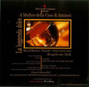 Verticale storica Muffato della Sala