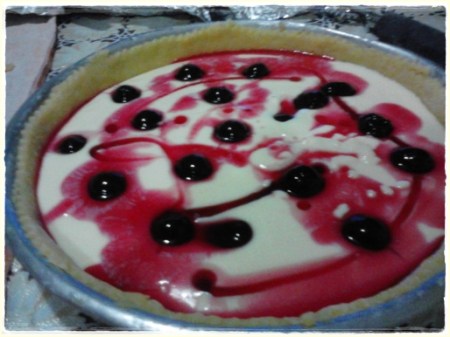 Torta alla Crema e Amarene, il ripieno - foto A. Di Costanzo