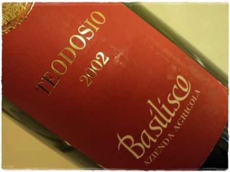 Aglianico del Vulture Teodosio 2002 Basilisco