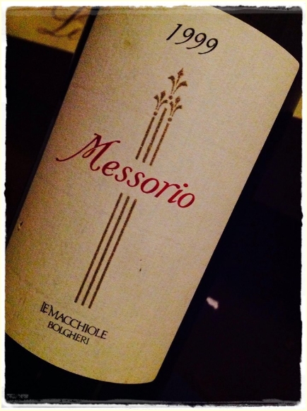 Bolgheri rosso Messorio 1999 Le Macchiole - foto L'Arcante