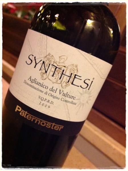 Aglianico del Vulture Synthesi 2009 Paternoster - foto L'Arcante