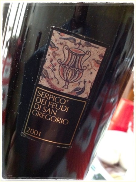 Irpinia Aglianico Serpico 2001 Feudi di San Gregorio - foto A. Di Costanzo