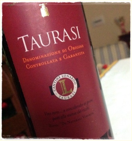 Taurasi 2001 Cantine Lonardo - foto L'Arcante