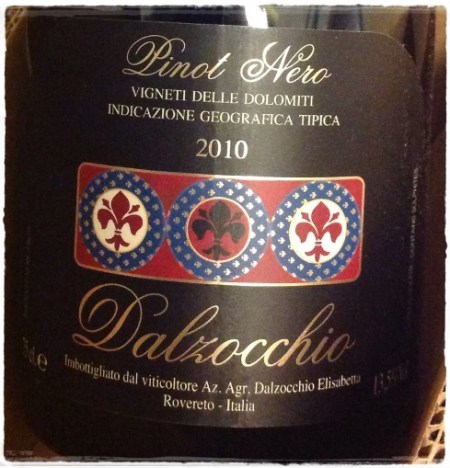Vigneti delle Dolomiti Pinot Nero 2010 - Elisabetta Dalzocchio, foto A. Di Costanzo
