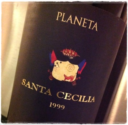 Sicilia rosso Santa cecilia 1999 Planeta - foto A. Di Costanzo