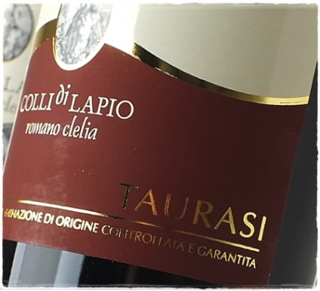Taurasi Vigna Andrea 2002 Colli di Lapio Romano Clelia - foto L'Arcante