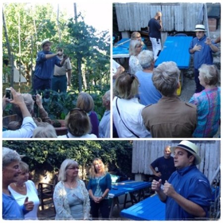 Vendemmia a S. Michele, l'accoglienza - foto L'Arcante