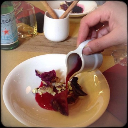 Cappesante, Cavolo rosso e rapa - foto L'Arcante