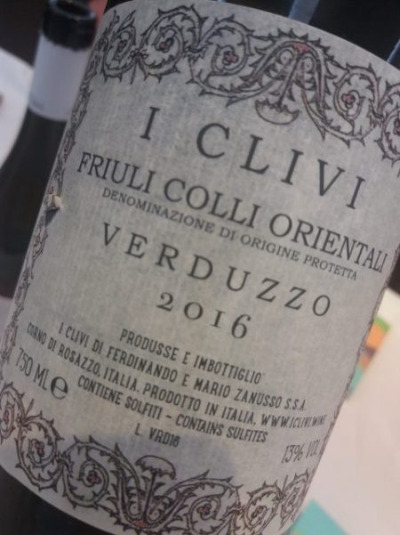 Friuli Colli Orientali Verduzzo 2016 I Clivi - foto A. Di Costanzo