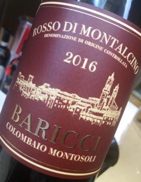 Rosso di Montalcino 2016 Baricci - foto A. Di Costanzo
