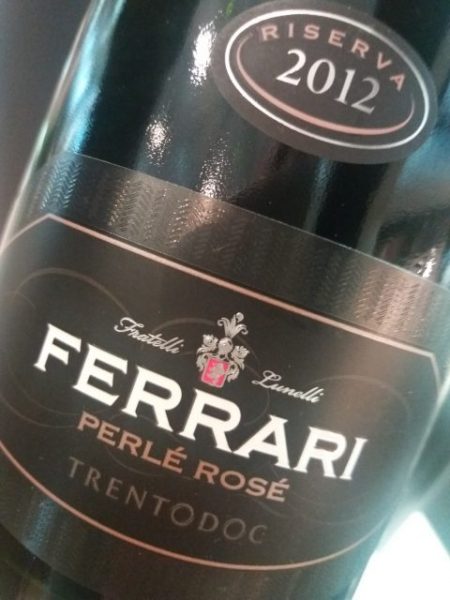Trento doc Perlé Rosé Riserva 2012 Ferrari - foto L'Arcante