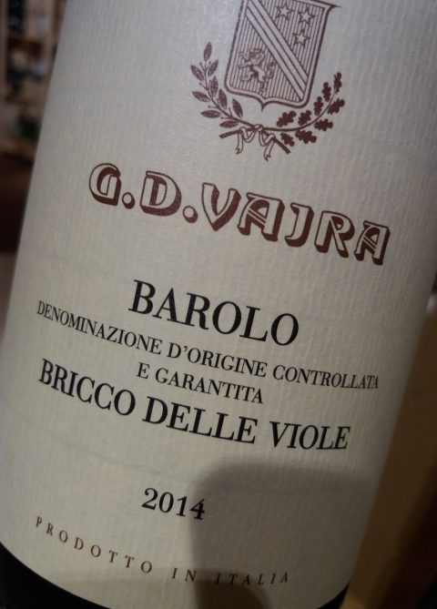 Barolo Bricco delle Viole 2014 G.D. Vajra - foto L'Arcante