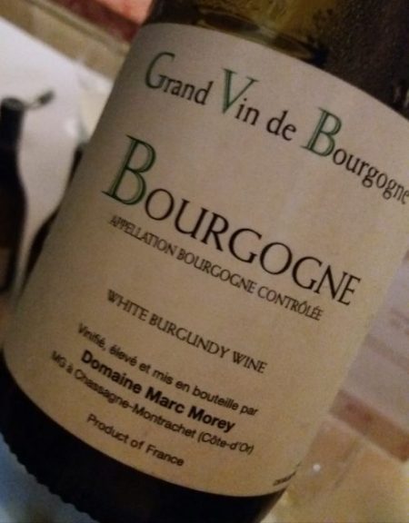 Bourgogne blanc 2016 Domaine Marc Morey - foto A. Di Costanzo